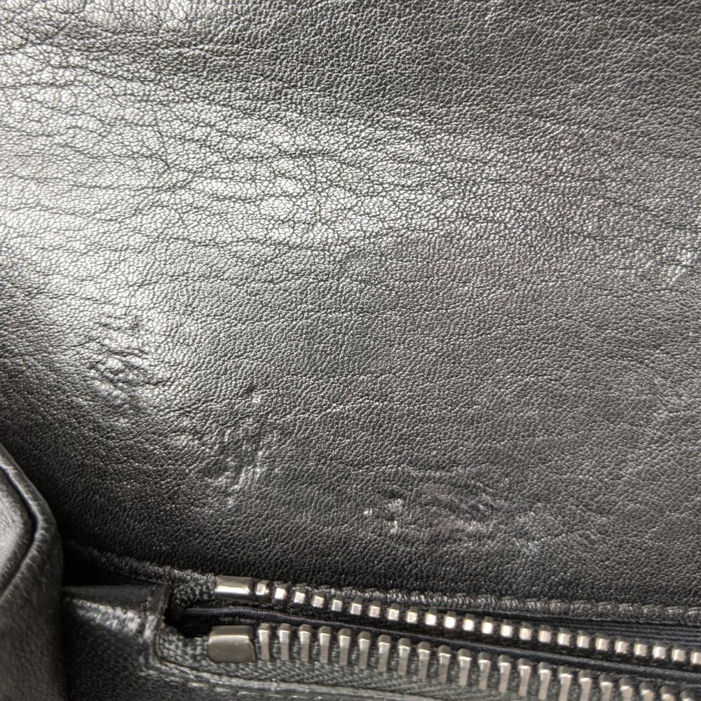 SOLD Saint Laurent Black Large College Bag - Picture 3 of 12